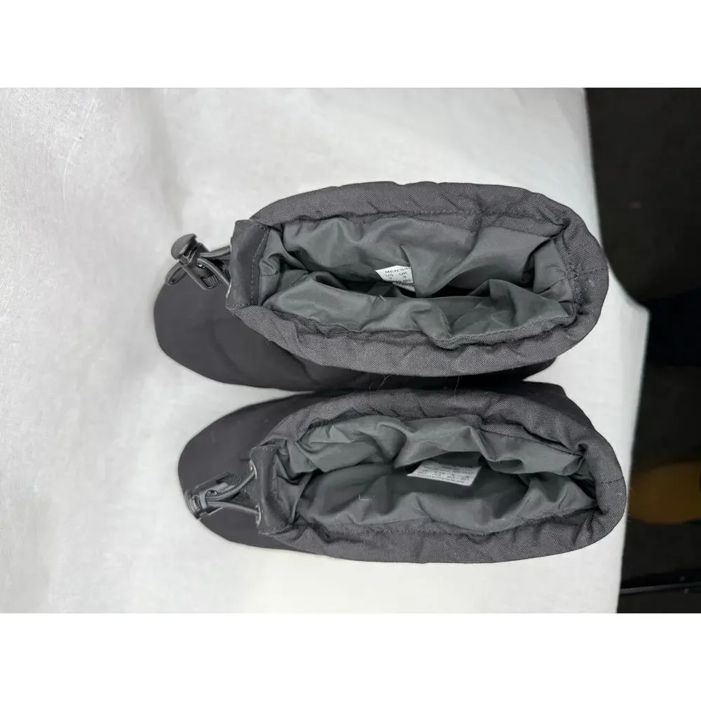 The Northface Winter Down Snow Boots Mens Black Quilted Nuptse Apres 9